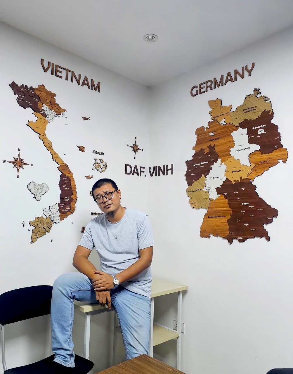 Bản Đồ Đức Bằng Gỗ 3D (Germany Map) photo review